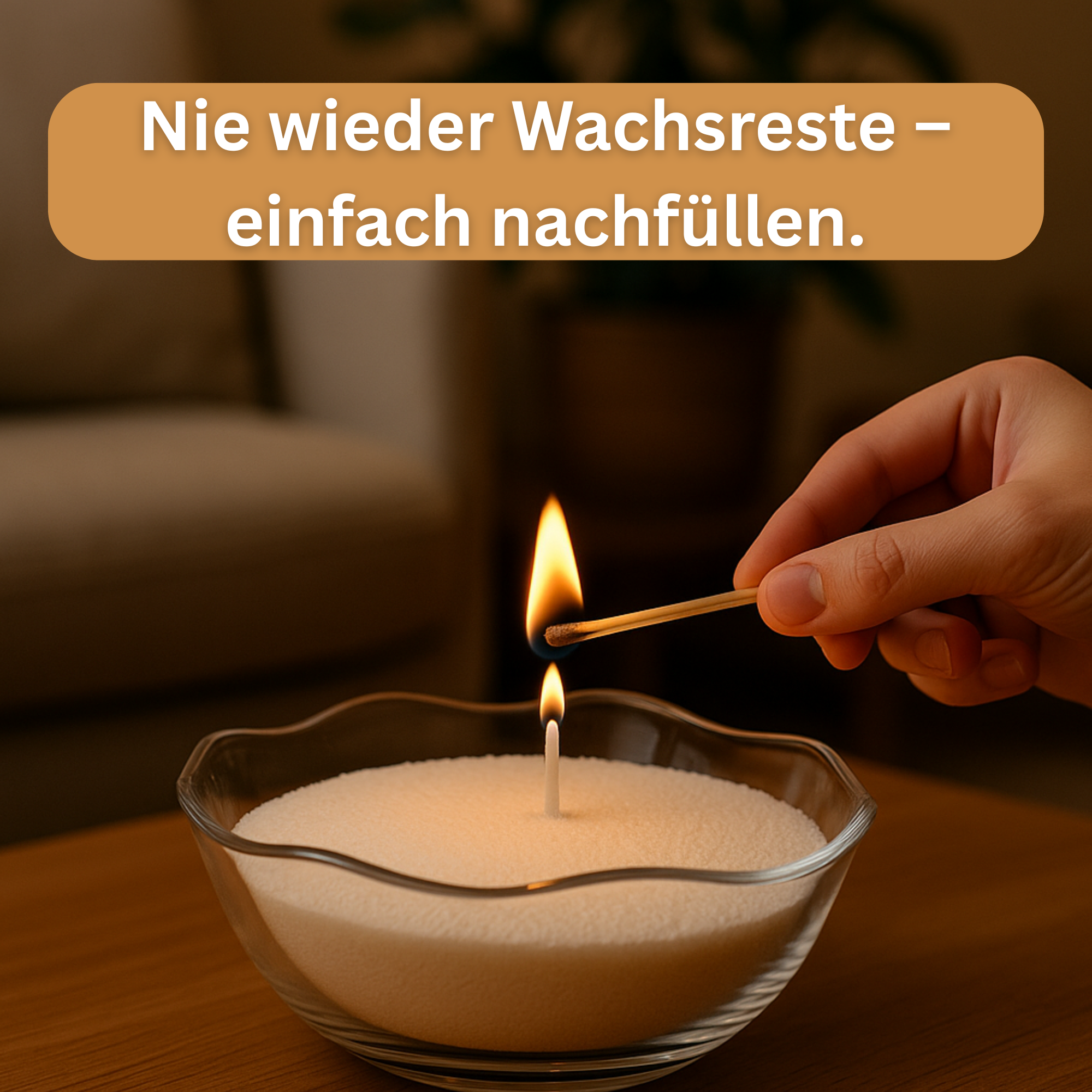 Kerzensand Box | 500g inkl. 30 Dochte